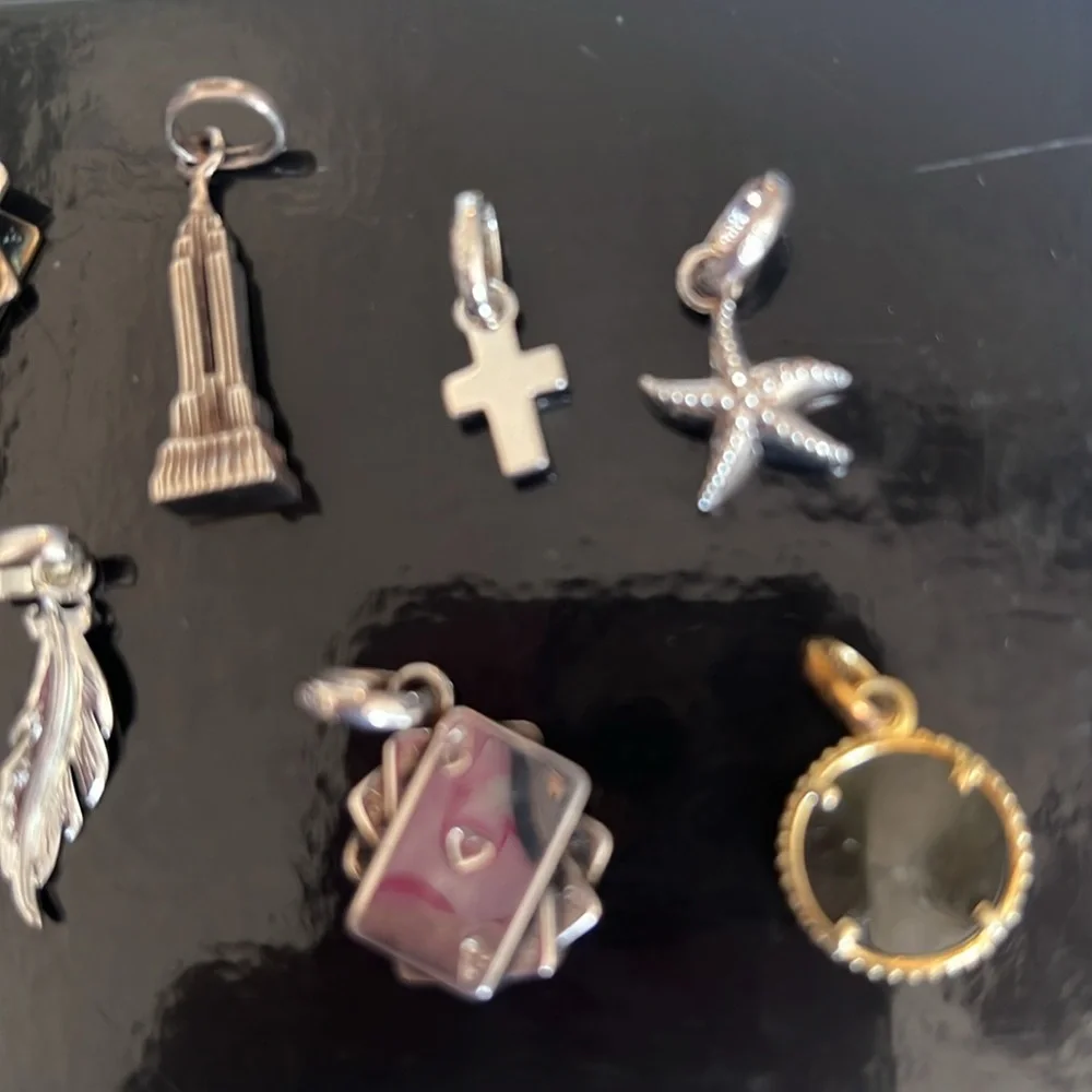 Amazing find! 13 Sterling Silver Charms 585 Complete with 13 Boxes in bags. - Picture 4 of 6